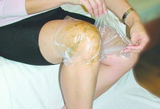 comprimir en la rodilla para la artrosis