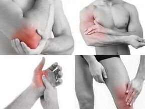 dolor en las articulaciones de los brazos y piernas